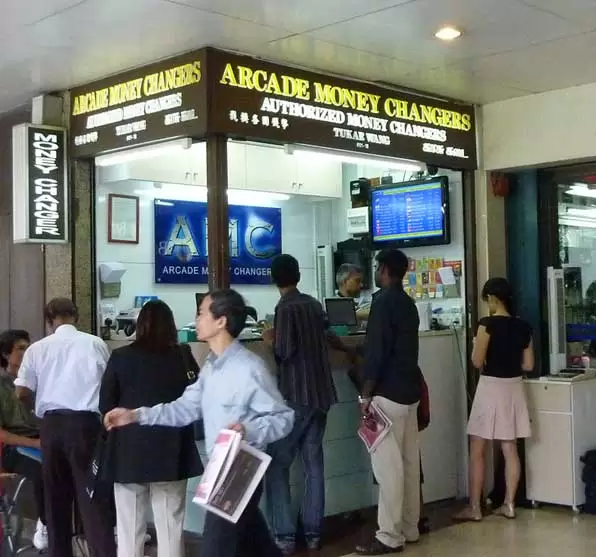 Money Changers at The Arcade at Raffles Place