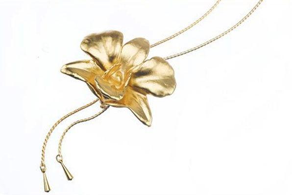 Gold Plated Orchid from RISIS