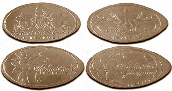 Singapore Pressed Pennies