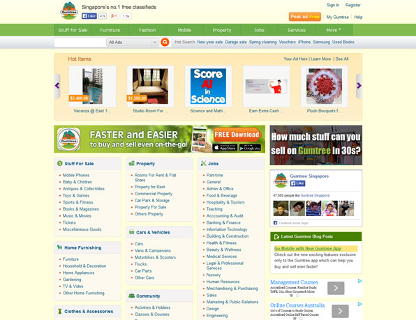 Top 5 Free Classified Ads Websites in Singapore