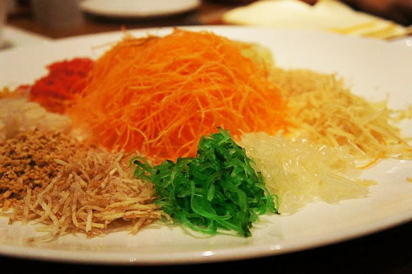 Yu Sheng at Crystal Jade Restaurant