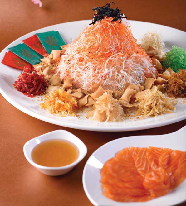 Yu Sheng at Pu Tien Restaurant