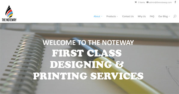 The Noteway, Design and Print