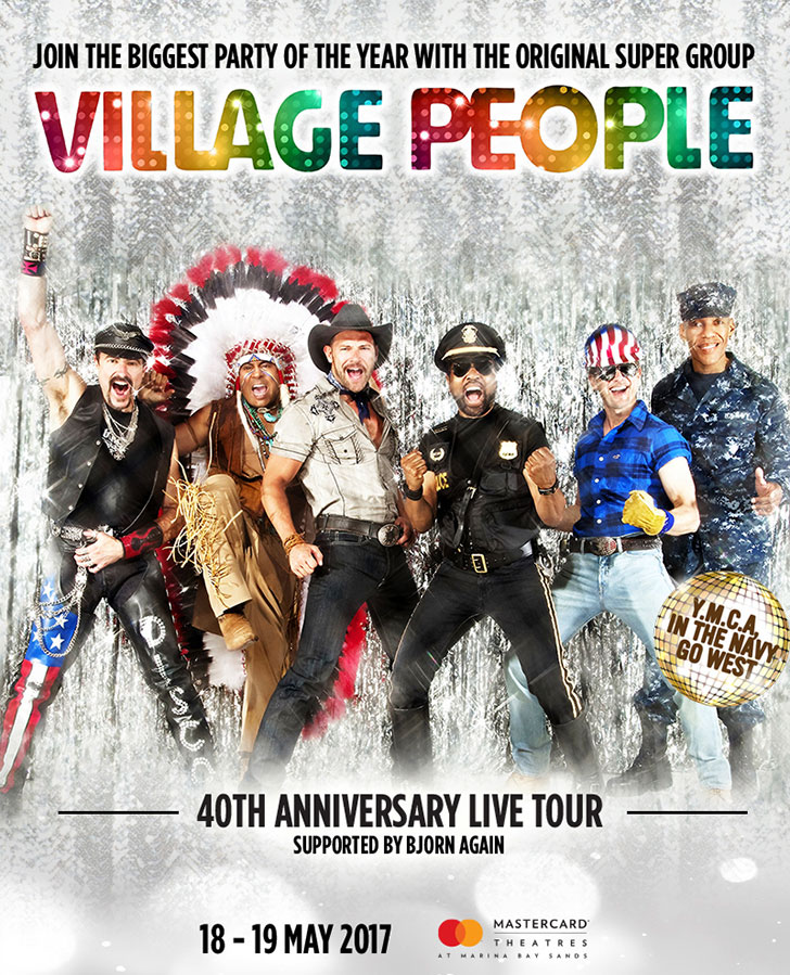 Village People 40th Anniversary: An entertaining disco and rock show!