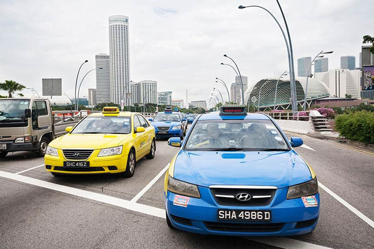 Taxis: The fastest option to get from Changi airport to city