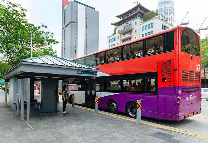 Public bus: Convenient option to get around in Singapore