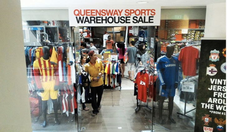 Sports Shops at Queensway Shopping Centre