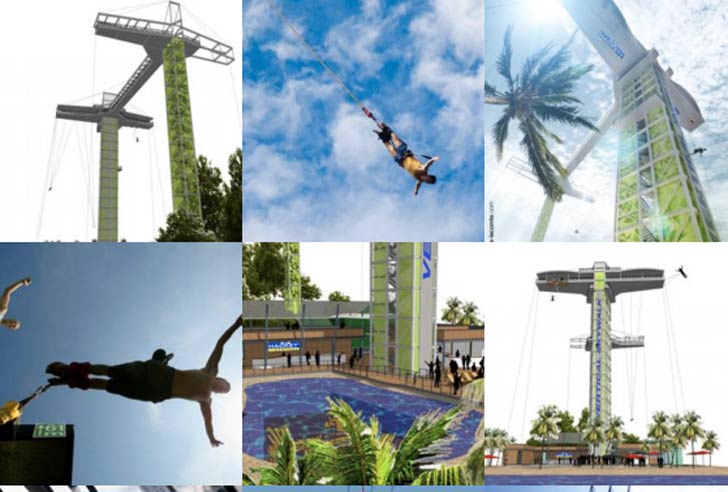 Bungee Jumping at Sentosa: High on adrenaline