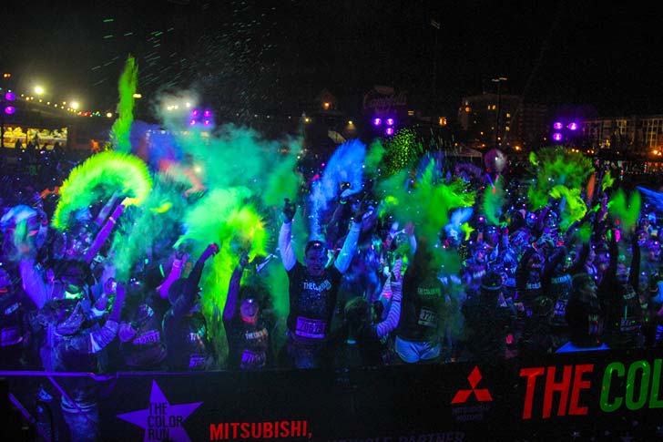 The Color Run Night Singapore 2017