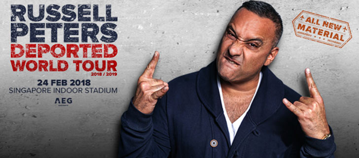 Russell Peters – Deported World Tour 2018