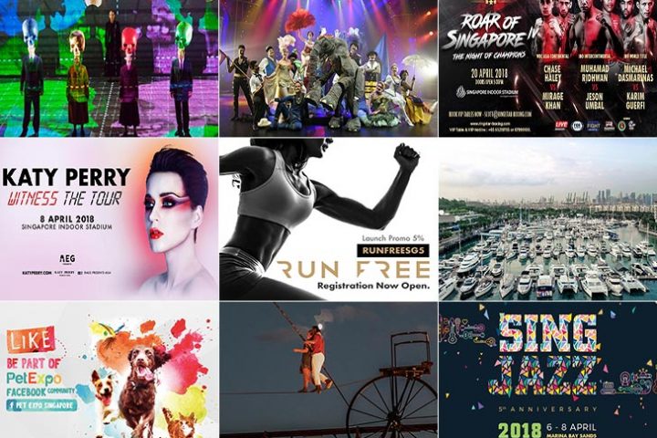 10 Exciting Events in Singapore to Rock Your April 2018