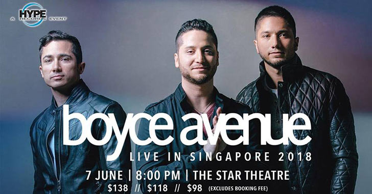 Boyce Avenue Live in Singapore