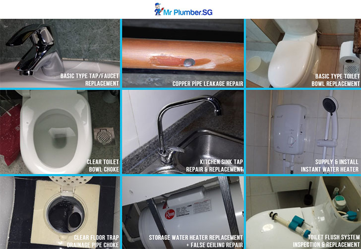 Mr Plumber Singapore Review 365 Days A Year Service - Public Bathroom Sink Water Pipe Leaking