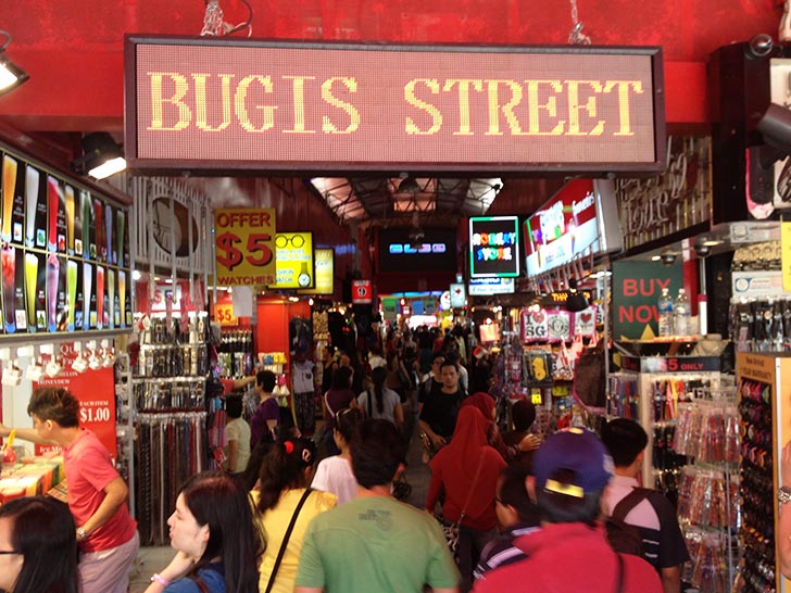 Budget Shopping at Bugis Street