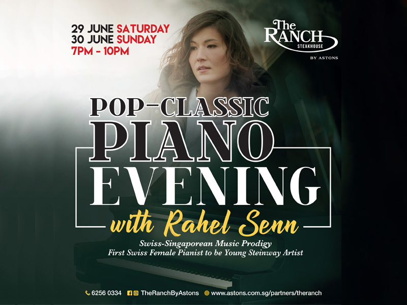 Pop-Classic Piano Evening with Rahel Senn