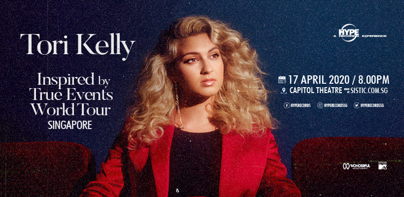Tori Kelly  “Inspired By True Events” World Tour Singapore