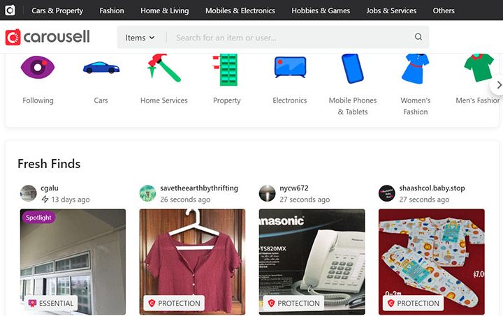 Carousell Marketplace Singapore