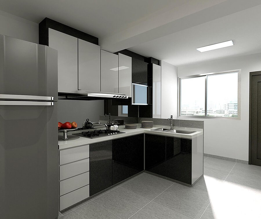 Black and White Cabinets