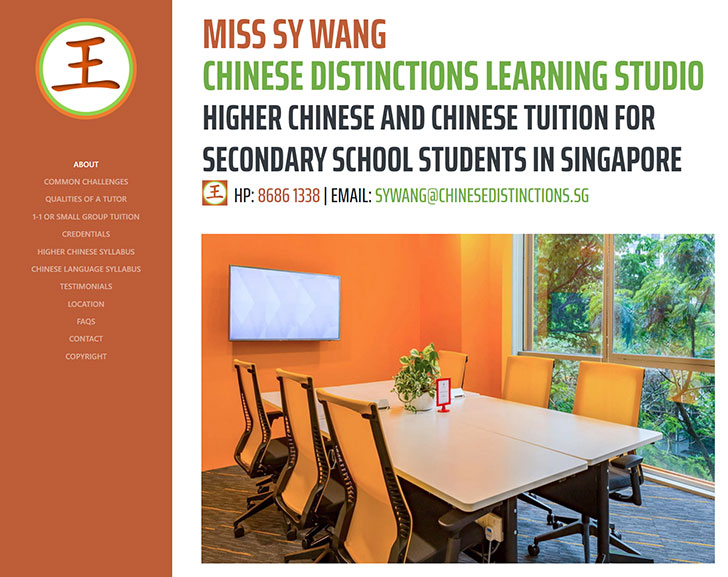 Miss SY Wang Chinese Distinctions Learning Studio