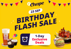 Chope Flash Sale