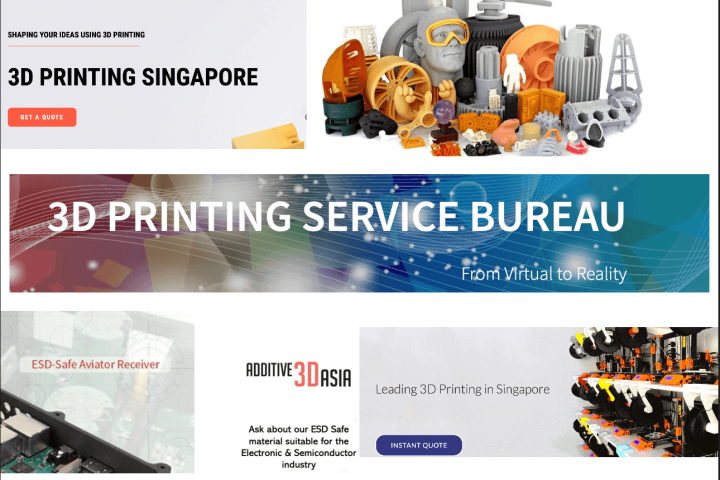 Best 3D Printing Services in Singapore