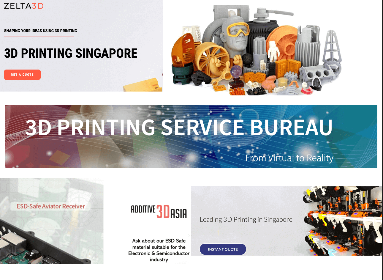 Best 3D Printing Services in Singapore