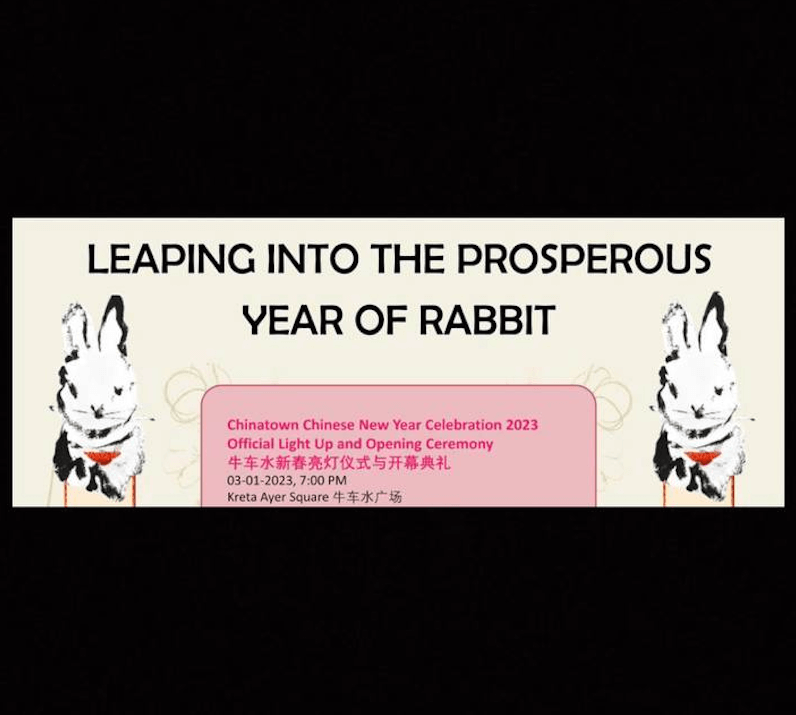 3 Jan – 19 Feb: Leap into the Prosperous Year of the Rabbit