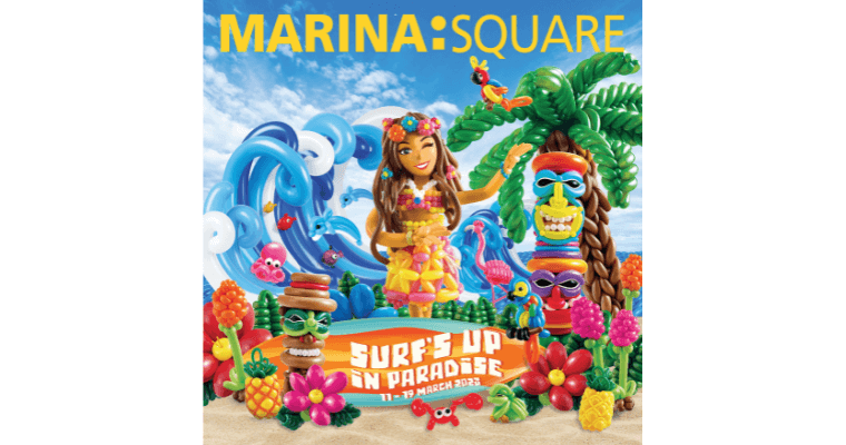 Surf’s Up in Paradise! Marina Square’s Signature Balloon Extravaganza