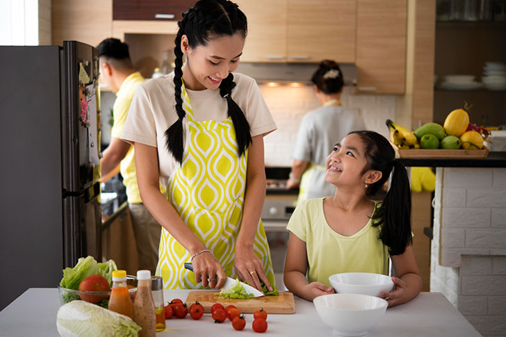 How to teach cooking to kids