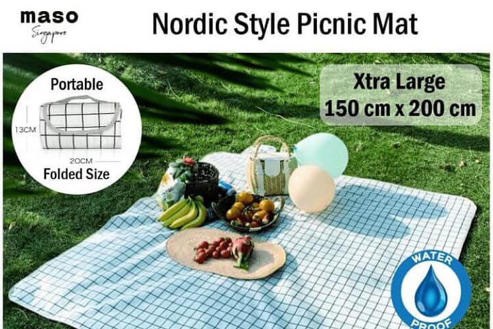 Maso Nordic-Style Picnic Mat