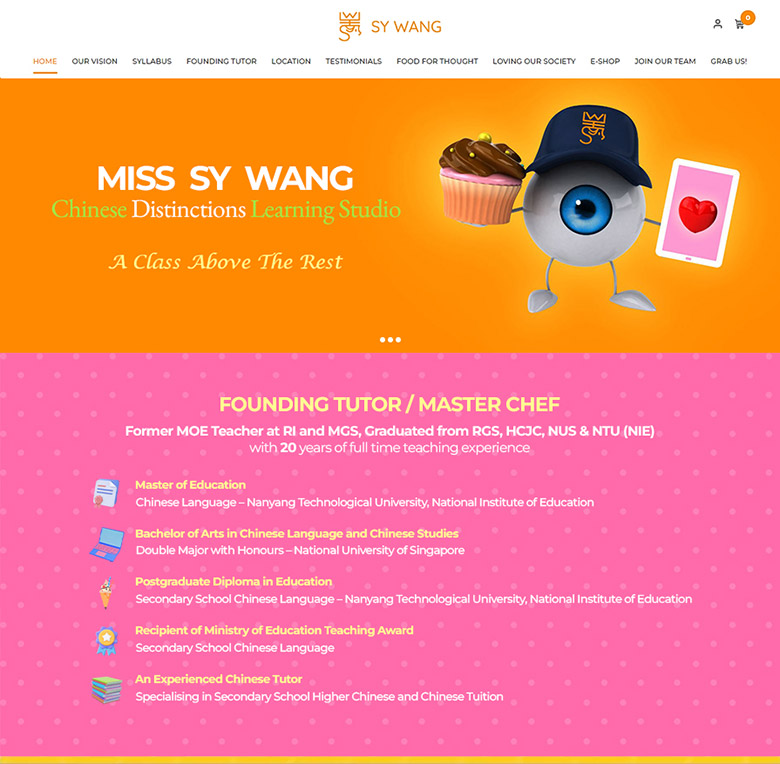 Miss SY Wang Chinese Distinctions Learning Studio