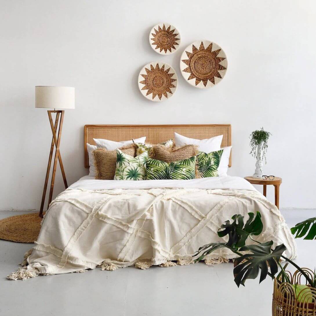 Havana Rattan Teak Bed – Island Living