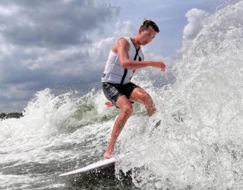 Wakesurfing with DreamWake Academy