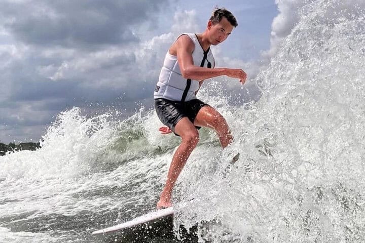 Wakesurfing with DreamWake Academy