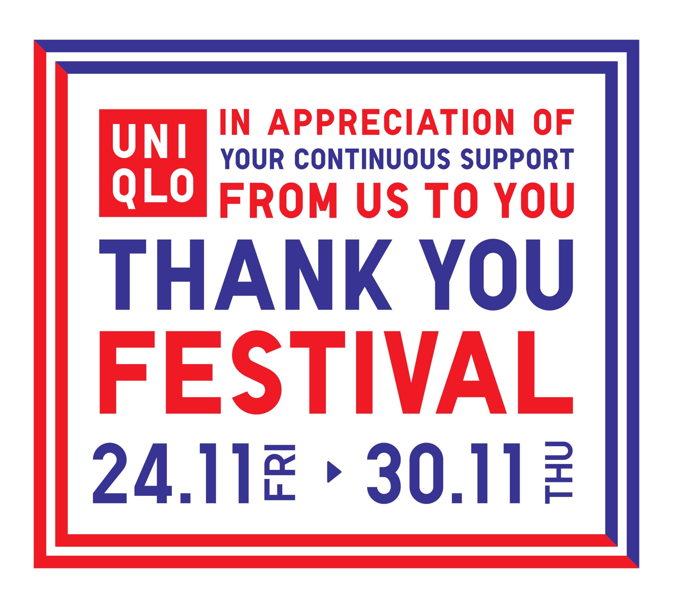 UNIQLO Singapore Thank You Festival
