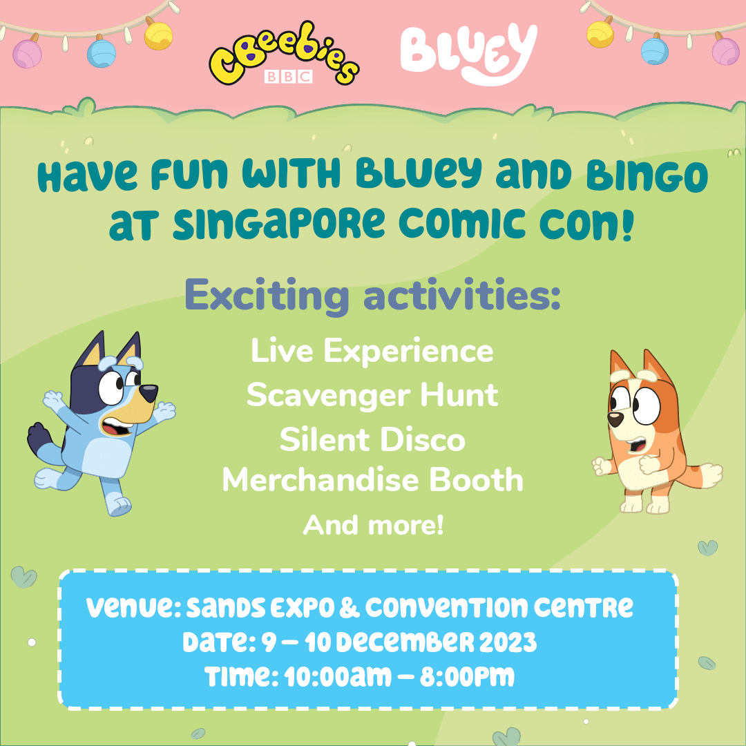 Bluey Live Experience at Singapore Comic Con 2023