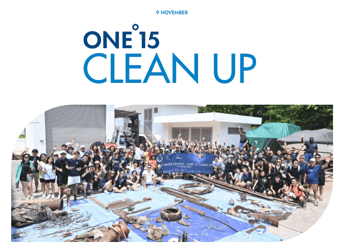One°15 Clean-Up, part of Blue Water EduFest