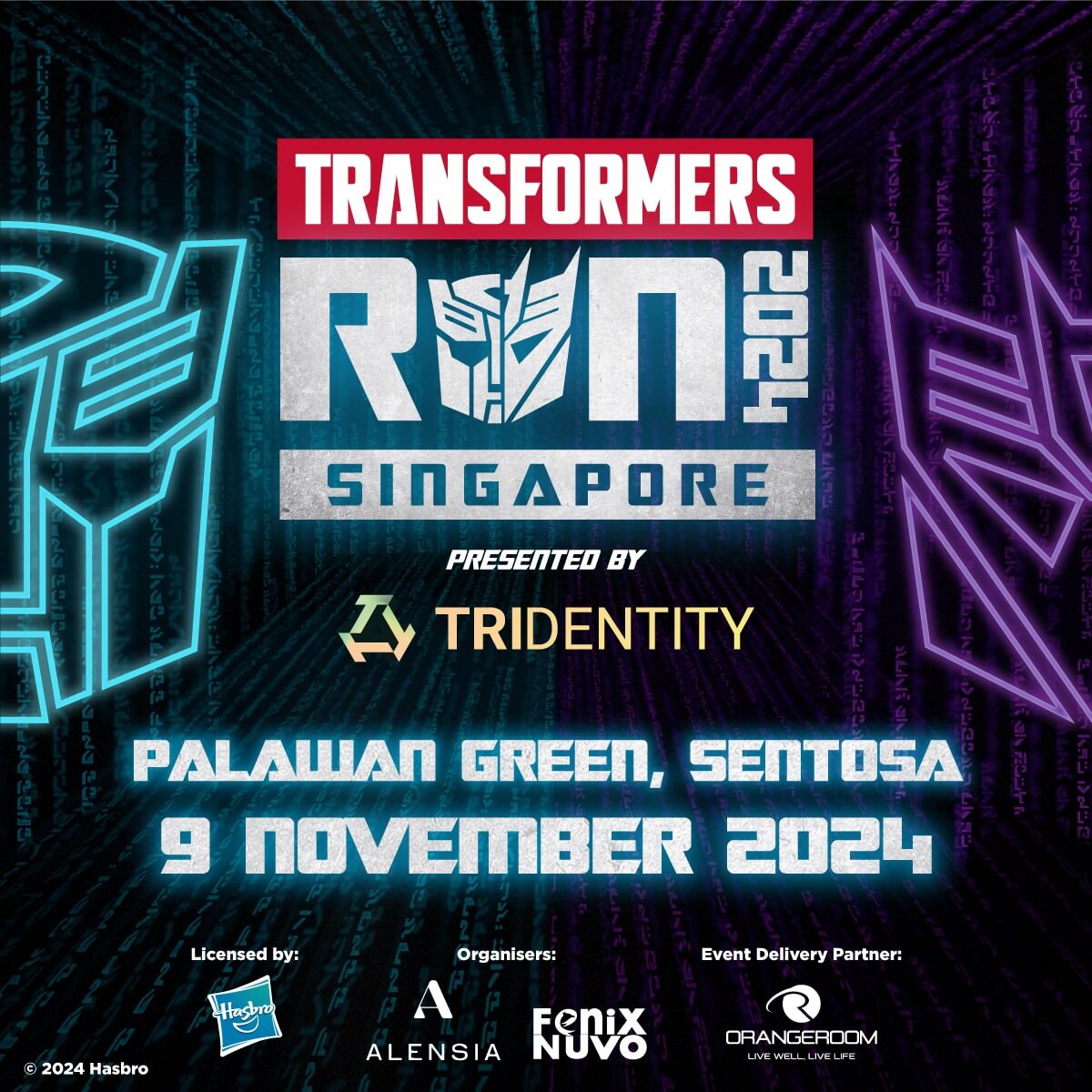 TRANSFORMERS Run Singapore 2024 presented by Tridentity