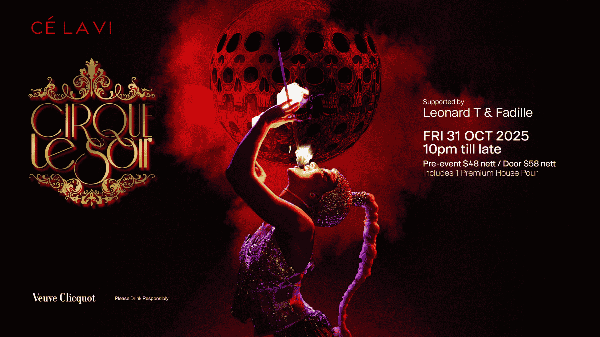 Cirque Le Soir takes over Halloween at CÉ LA VI Singapore Cirque Le Soir takes over Halloween at CÉ LA VI Singapore