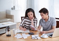 couple discussing finance