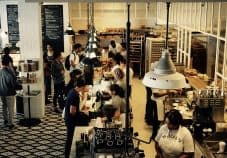 hanging out at cafes