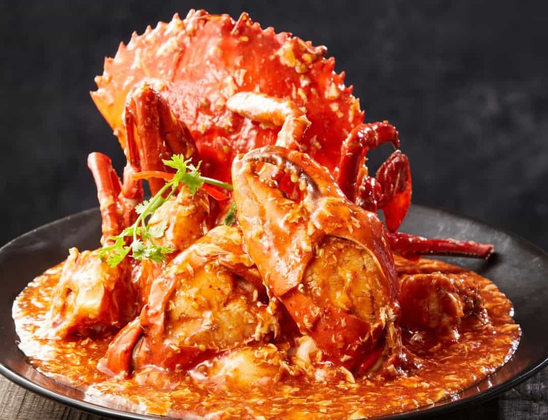 chilli crab at jumbo seafood restaurant