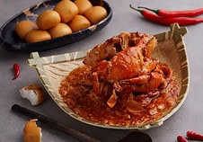 chilli crab dish with mantou by mellben restaurant