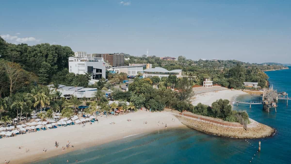 sentosa singapore - siloso beach