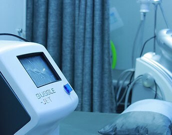Aesthetic clinic room with equipment